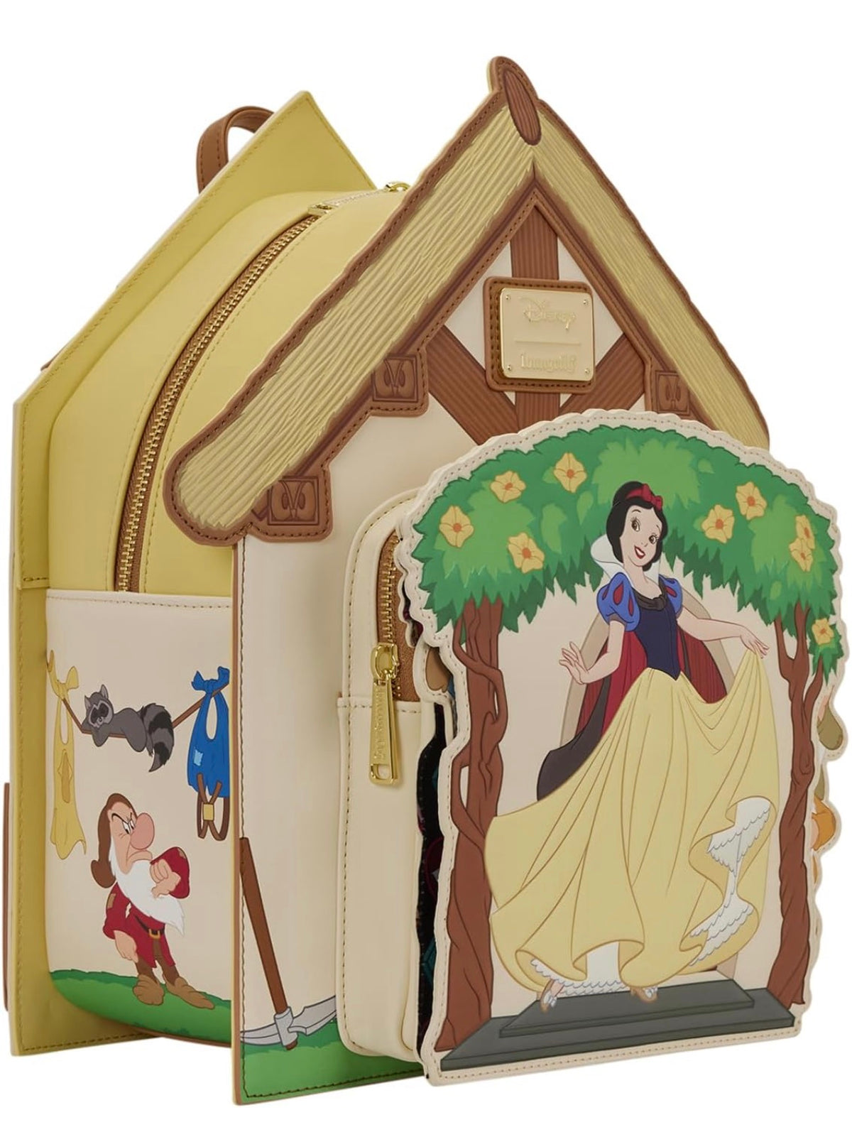 Loungefly Disney Snow White Cottage Interactive Mini Backpack