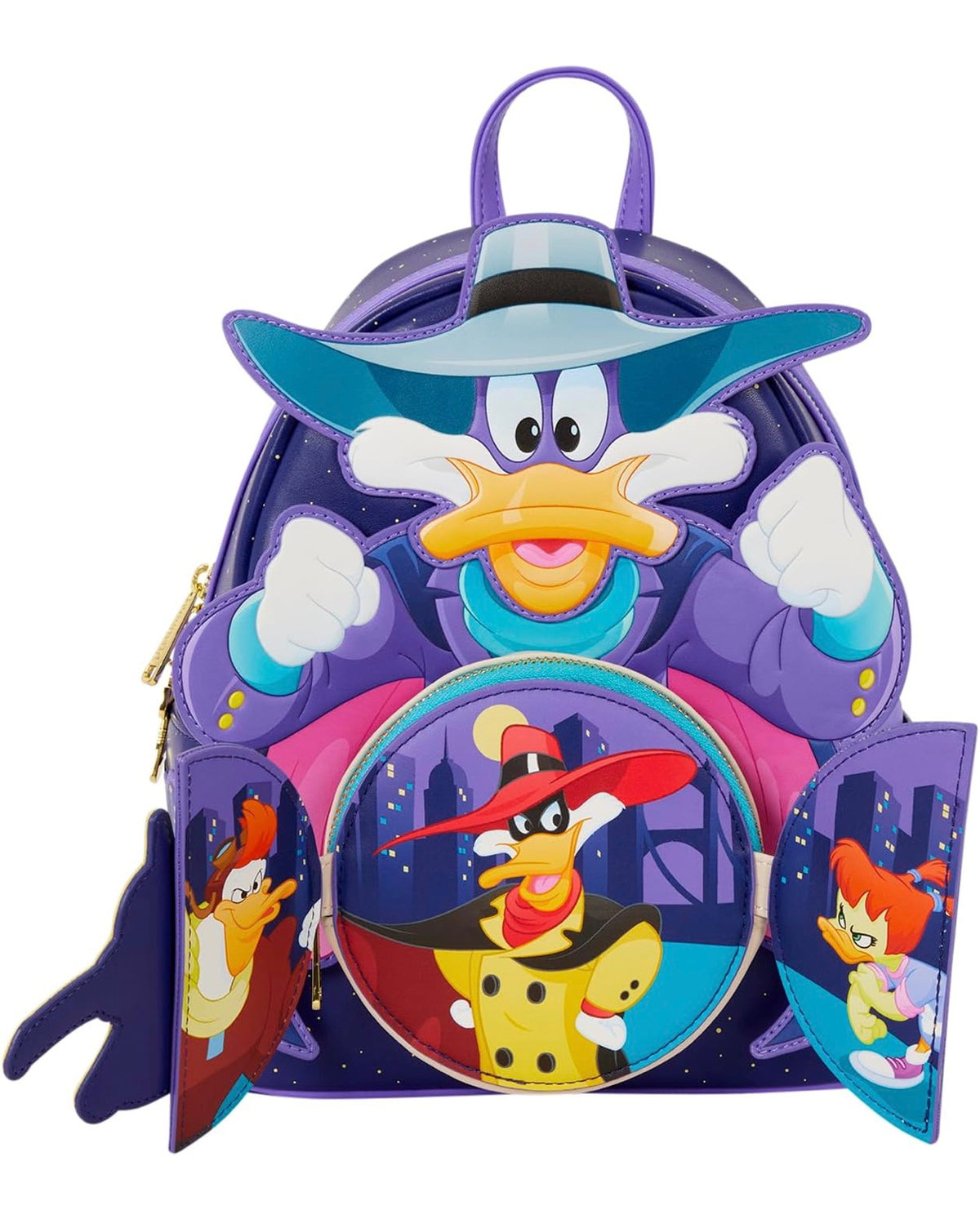 Loungefly Disney Darkwing Duck Glow-in-the-Dark Mini Backpack