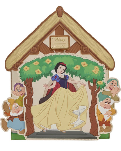 Loungefly Disney Snow White Cottage Interactive Mini Backpack