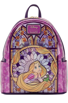 Loungefly Disney Tangled Rapunzel Stained Glass Mini Backpack