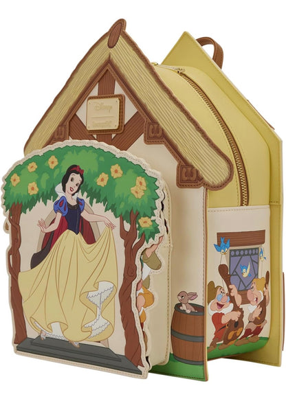 Loungefly Disney Snow White Cottage Interactive Mini Backpack