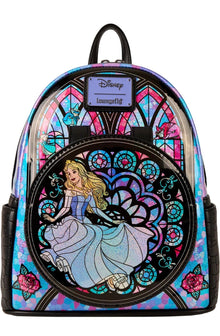 Loungefly Disney Sleeping Beauty Aurora Stained Glass Mini Backpack