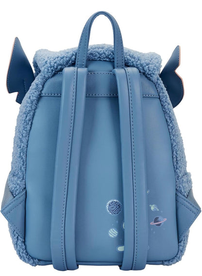 Loungefly Disney Stitch Plush Sherpa Mini Backpack