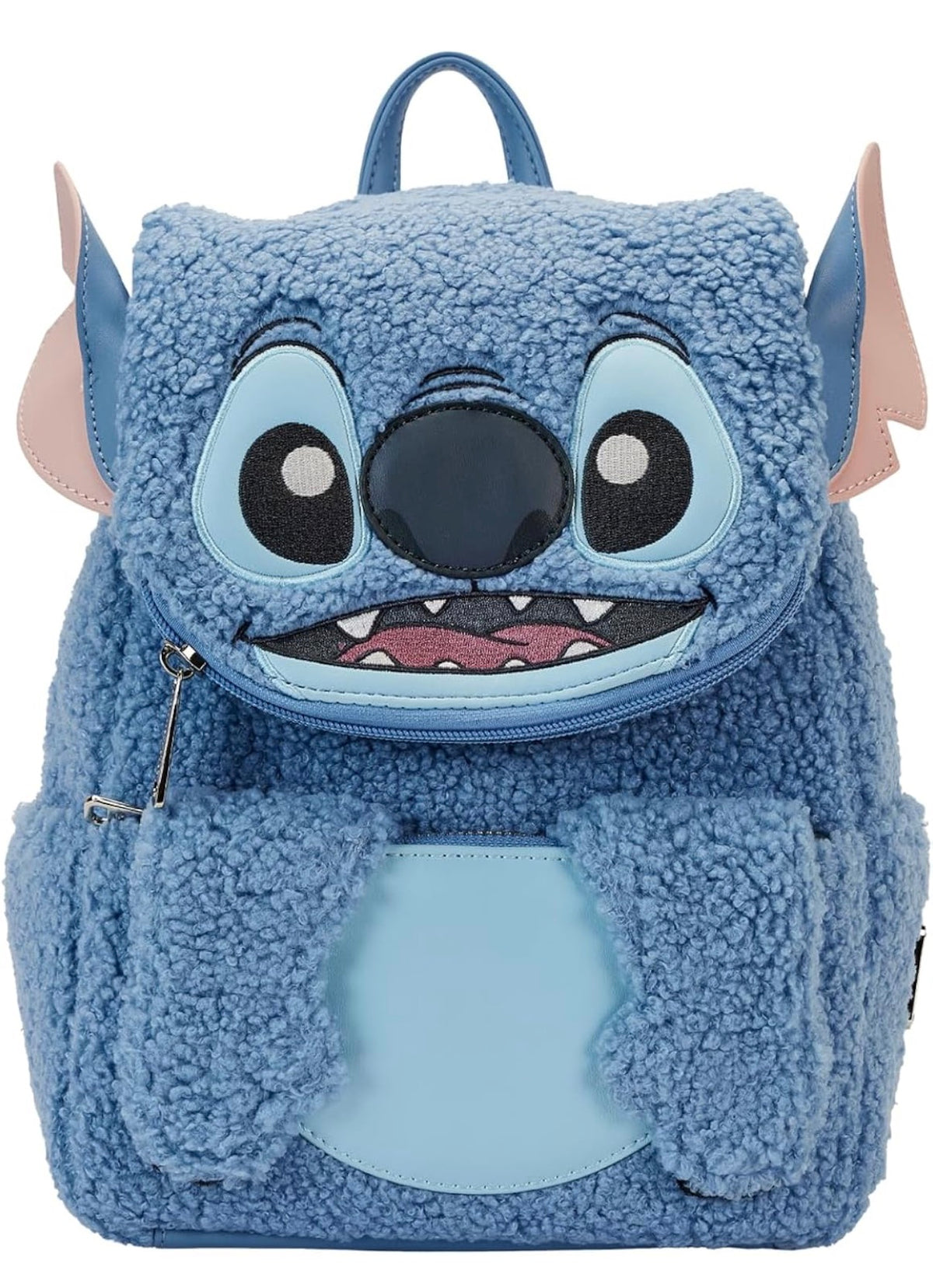 Loungefly Disney Stitch Plush Sherpa Mini Backpack