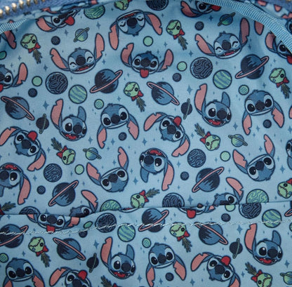 Loungefly Disney Stitch Plush Sherpa Mini Backpack