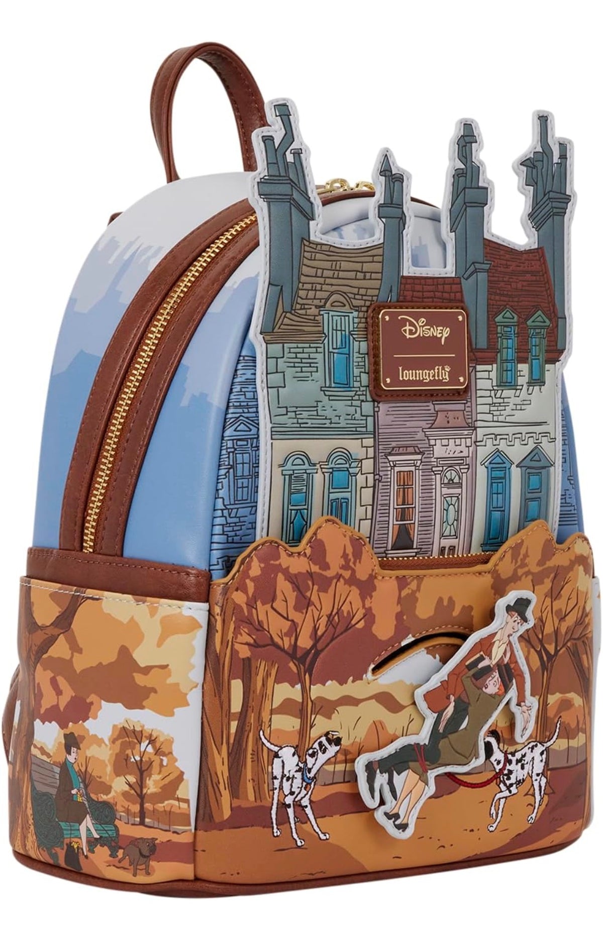 Loungefly Disney 101 Dalmatians Fall Scene Mini Backpack