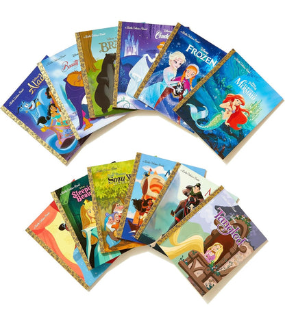 Disney Ultimate Princess Celebration – 12 Little Golden Books Box Set | Physical Edition