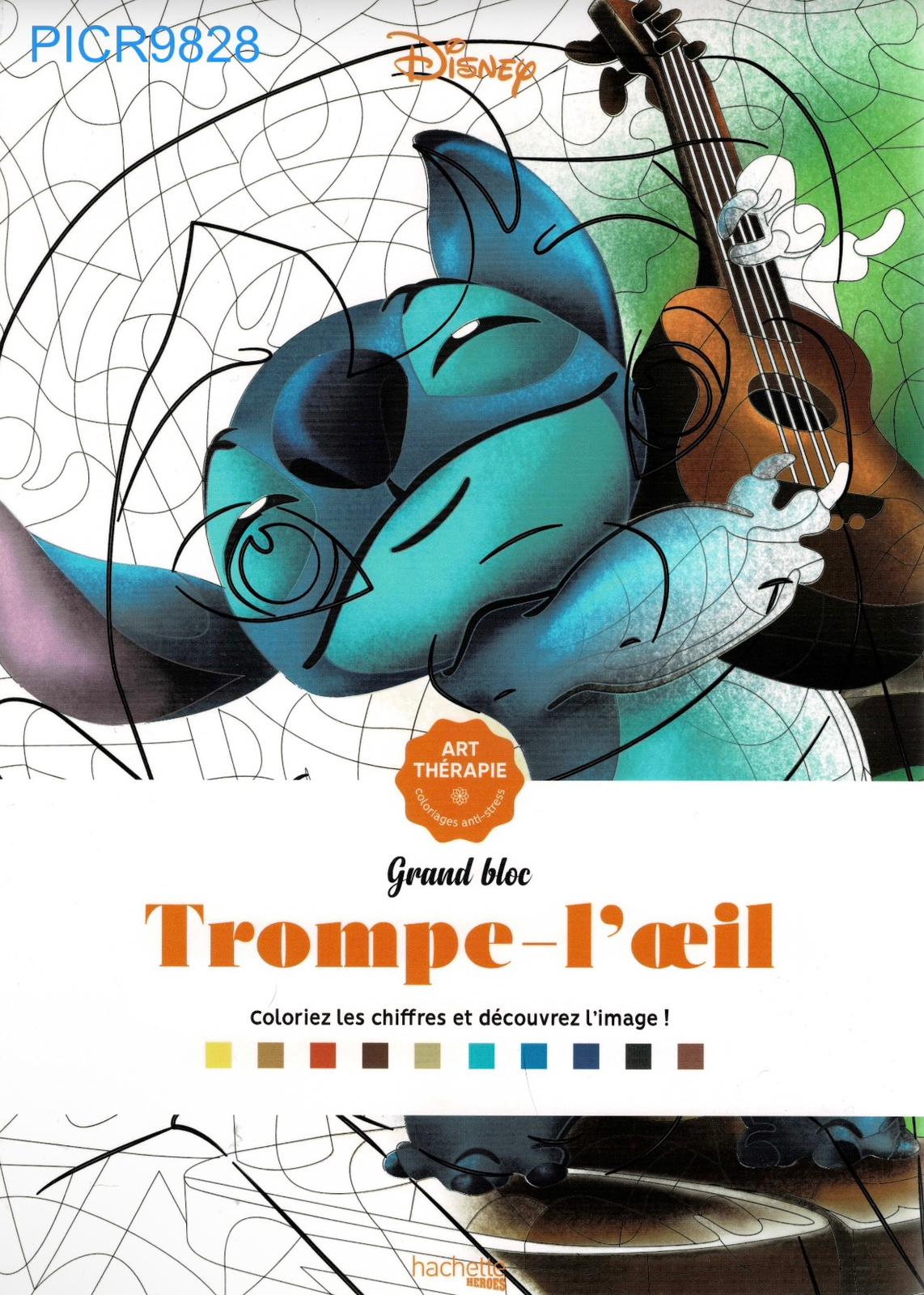 Grand Bloc Disney – Trompe-l’œil (Tome 1) | PDF Digital Coloring Book