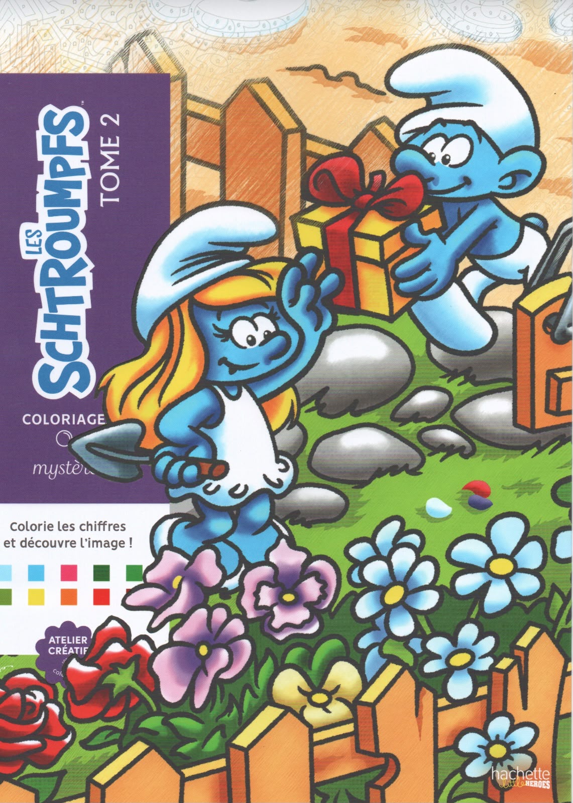 Coloriages Mystères – Les Schtroumpfs Tome 2 | PDF Digital Coloring Book