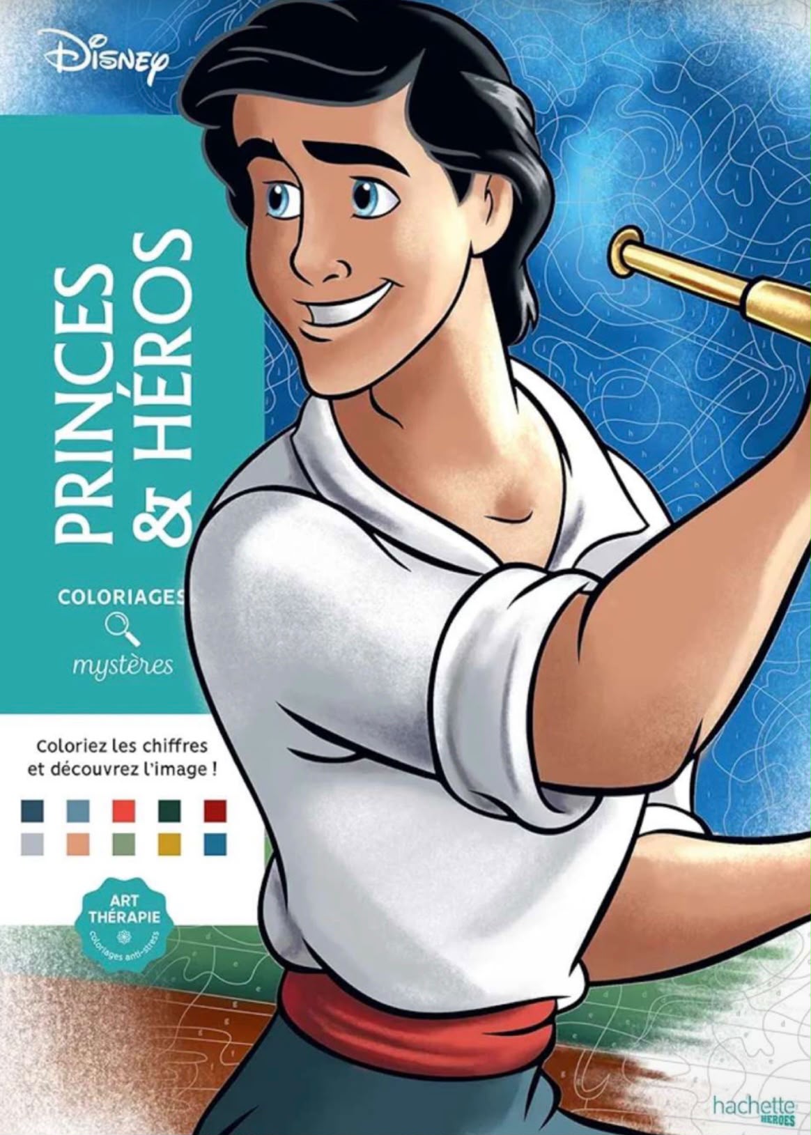 Coloriages Mystères Disney – Princes et Héros | PDF Digital Coloring Book
