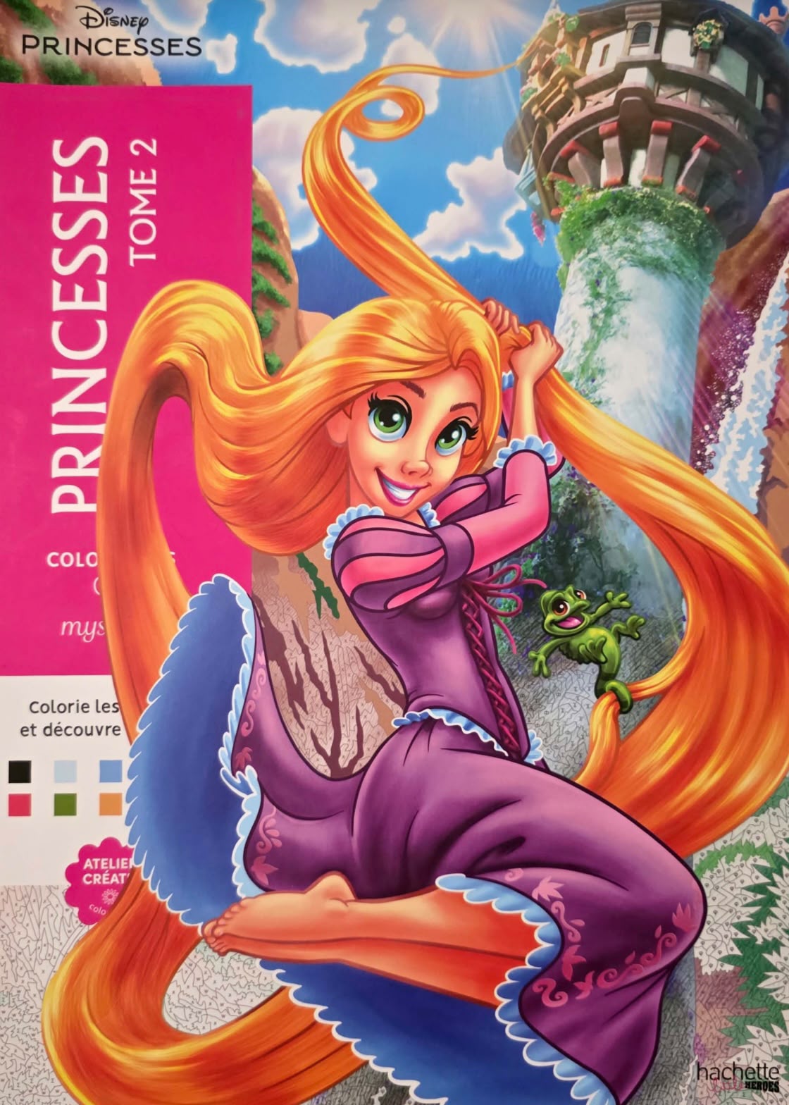 Coloriages Mystères Disney – Princesses Tome 2 | PDF Digital Coloring Book